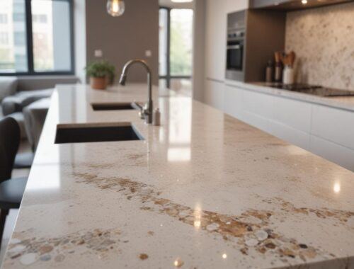 Кварцевый агломерат как материал для столешниц