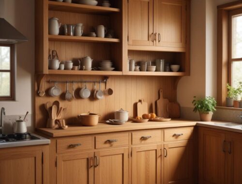 Кухонные гарнитуры из массива дуба