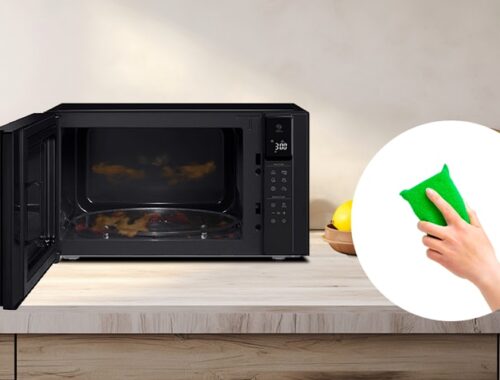 Как убрать запах из микроволновой печи