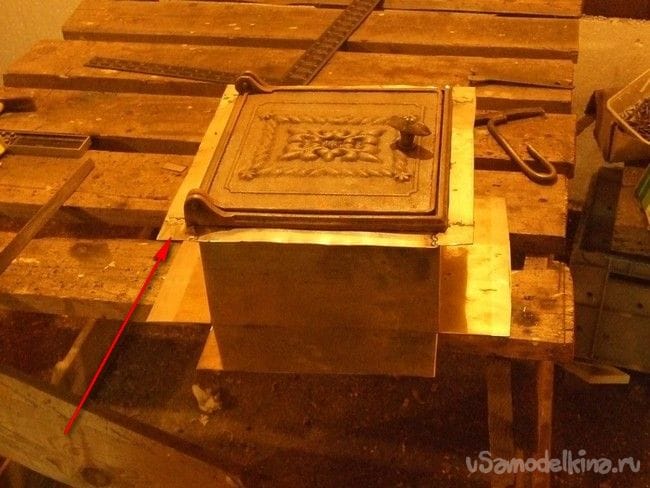 Кирпичная банная печь