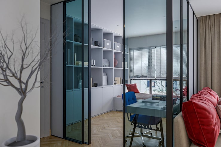 Виды межкомнатных перегородок для зонирования квартиры