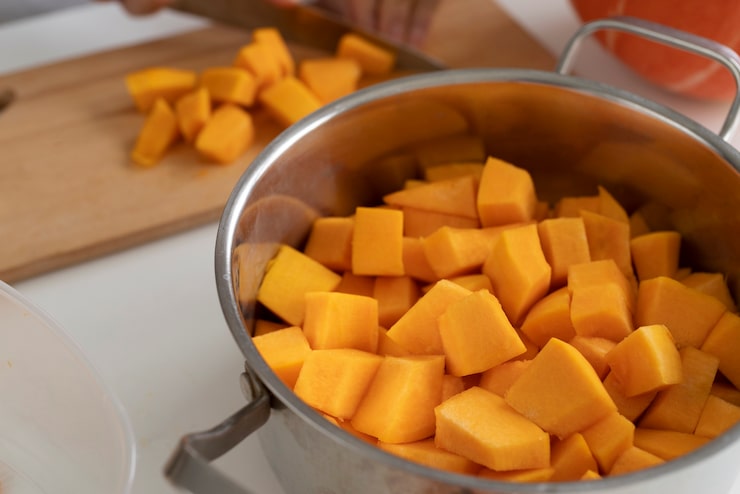 Как хранить замороженную тыкву в морозилке кубиками для супа до года